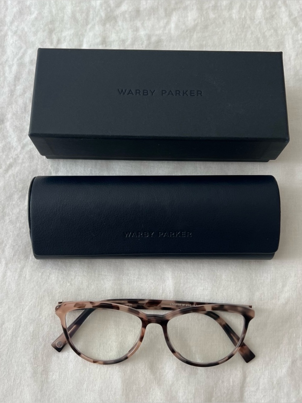 WARBY PARKER Light Tortoise Frames Brown & Cream with Blue Light Protection